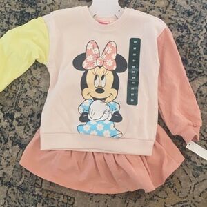 Minnie Mouse Kids Set - Pink and Yellow